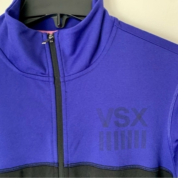vsx Victoria's Secret Sport Two Tone Zipper Front Jacket - Picture 3 of 7